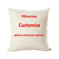 customized cushion cover 3d printed wedding pictures choose your text diy logo personalized pillow case sofa bed pillowcase