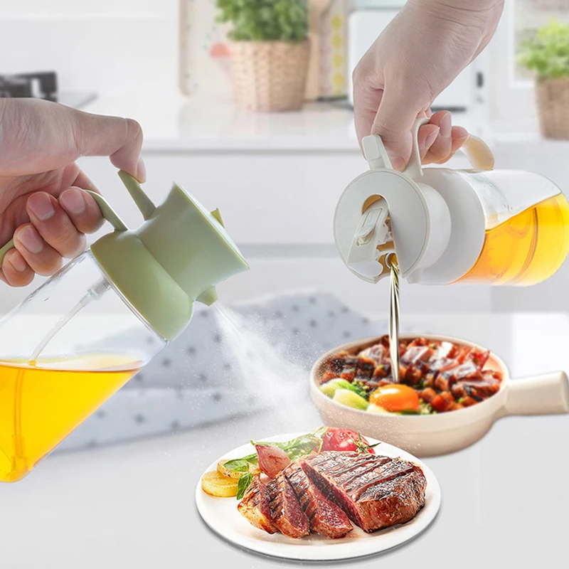 550 мл распылитель масла двойного назначения большая емкость герметичная бутылка