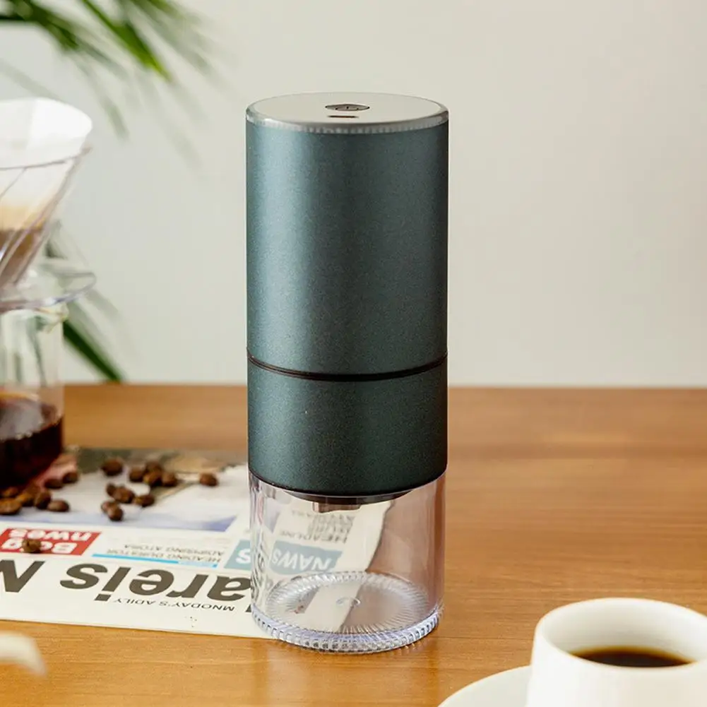 

Portable Electric Coffee Grinder Adjustable Coarseness Usb Rechargeable Stainless Steel Grinder Machine