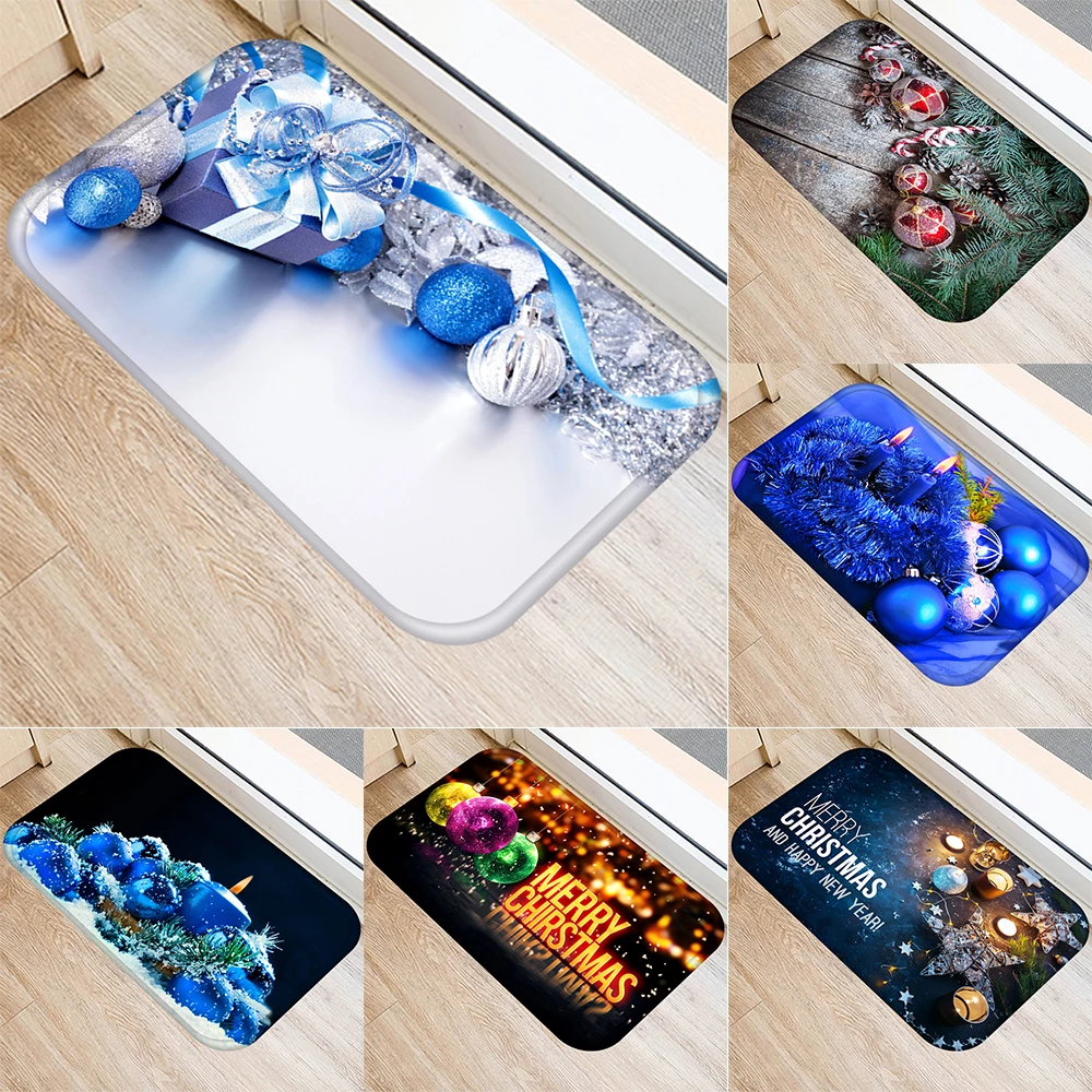 Коврик для двери с принтом в виде шара