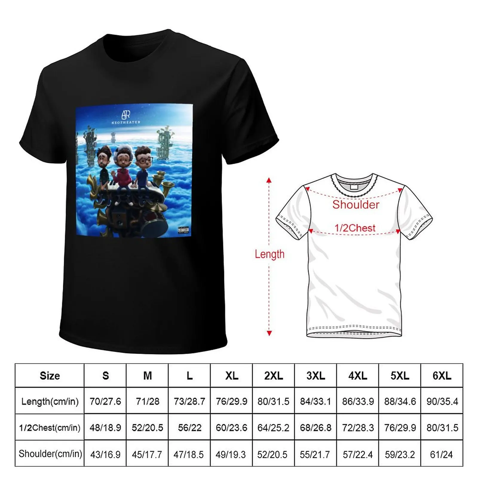 Футболка AJR NEOTHEATER TOUR 2019 2020 корейская модная винтажная одежда милая футболки для