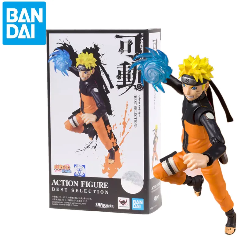 

13CM Bandai Original SHF Naruto Action Figure PVC Collectible Model Anime Figure Movable Figurine Decoration Toys Children Gift