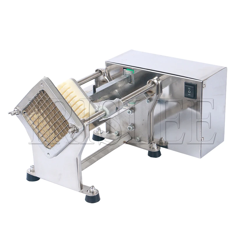 

Electric French Fries Cutter 7/10/14mm Automatic Potato Chips Slicer Carrots Cutter Vegetable Shredding Machine