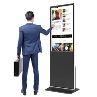 4k floor standing touch screen 43 50 55 65 inch digital signage custom information kiosk advertising display monitor