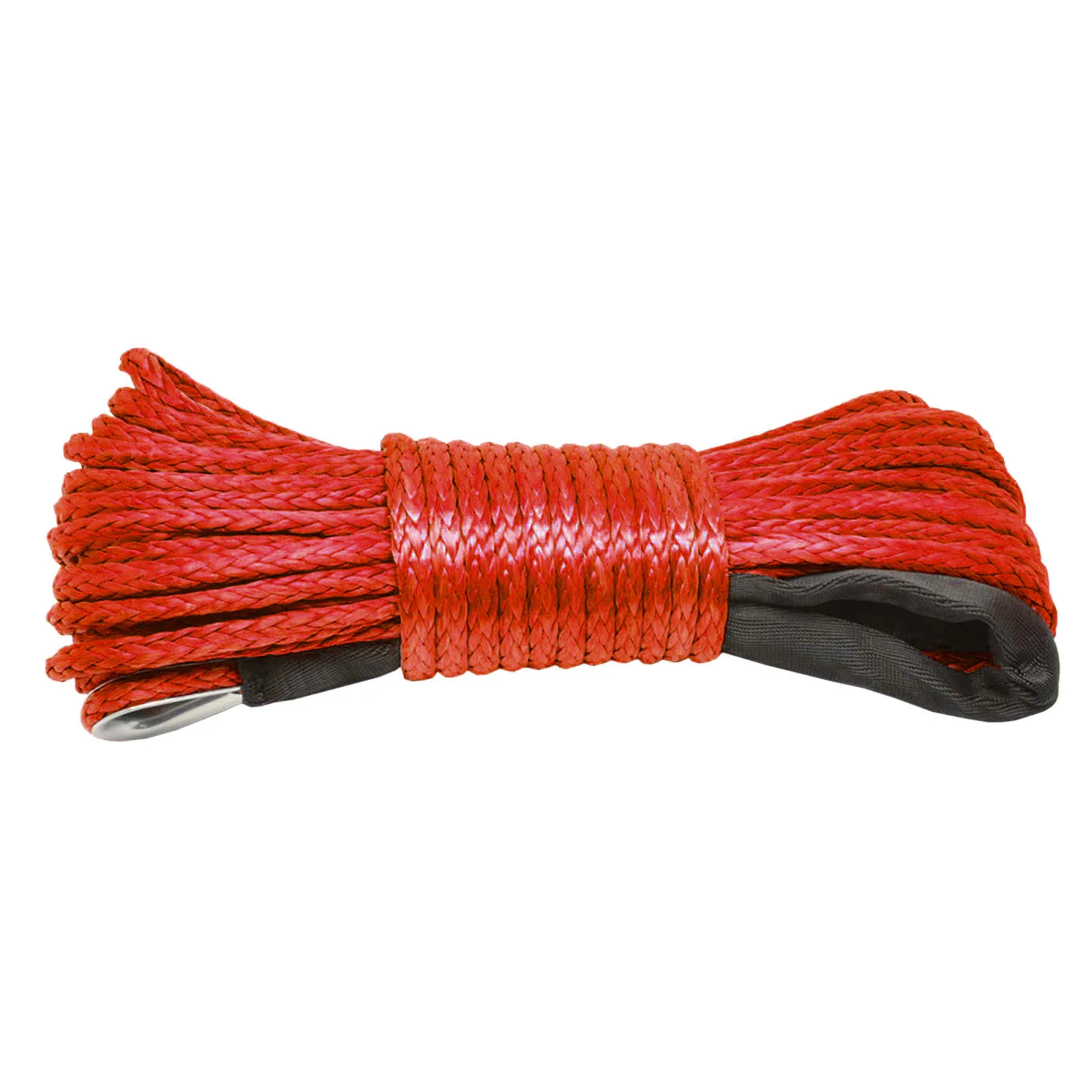 

Synthetic Winch Rope Trailer Winch Rope With Hook Towing Rope For ATV UTV Truck Boat 7700Lbs 3 Colors
