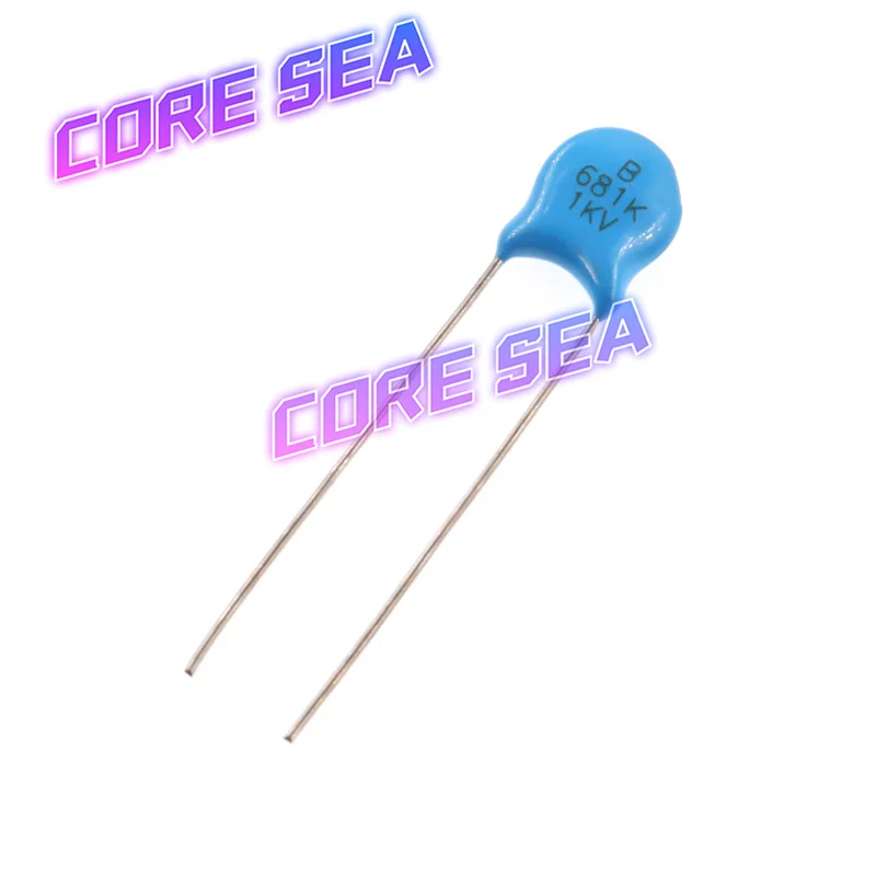 

Встроенный высоковольтный конденсатор с керамическим чипом 681 680PF 1KV 2KV 1kV встроенный конденсатор 50 шт.