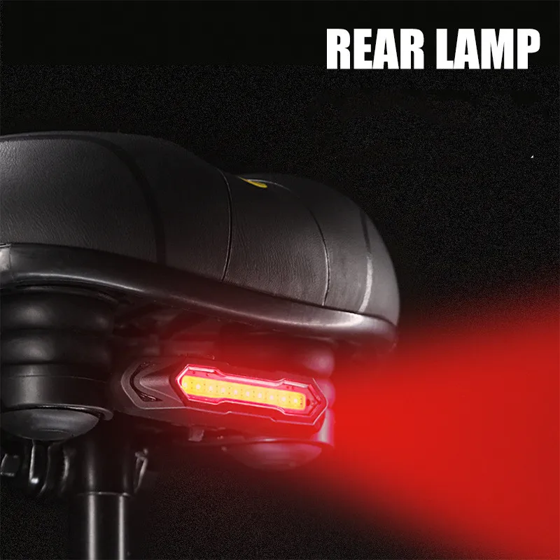 USB Rechargeable Bicycle Light Cycling Rear Light LED Taillight Waterproof MTB Road Bike Light Back Lamp Safety Warning Bicycle