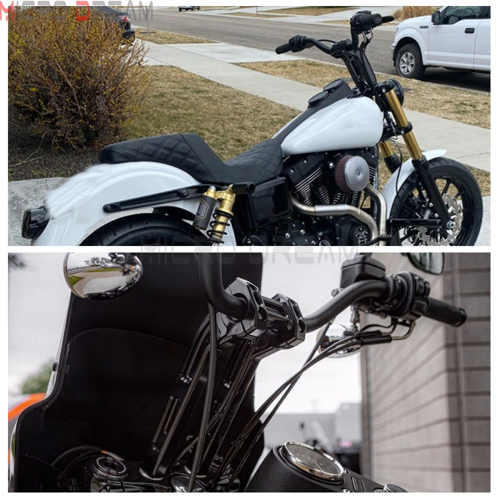 Для Harley Road King FLHR Softail Dyna Street Bob Sportster мотоцикл Pullbackпрямой руль стояк клубный комплект выноса руля (art.: 3920cd9a0dfed) - 3920cd9a0dfed