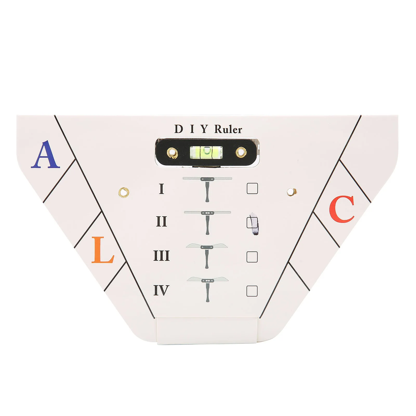 

Eyebrow Tattoo Shaper Stencil Stainless Steel SemiPermanent Eyebrow Makeup Template Ruler(#Ⅱ )