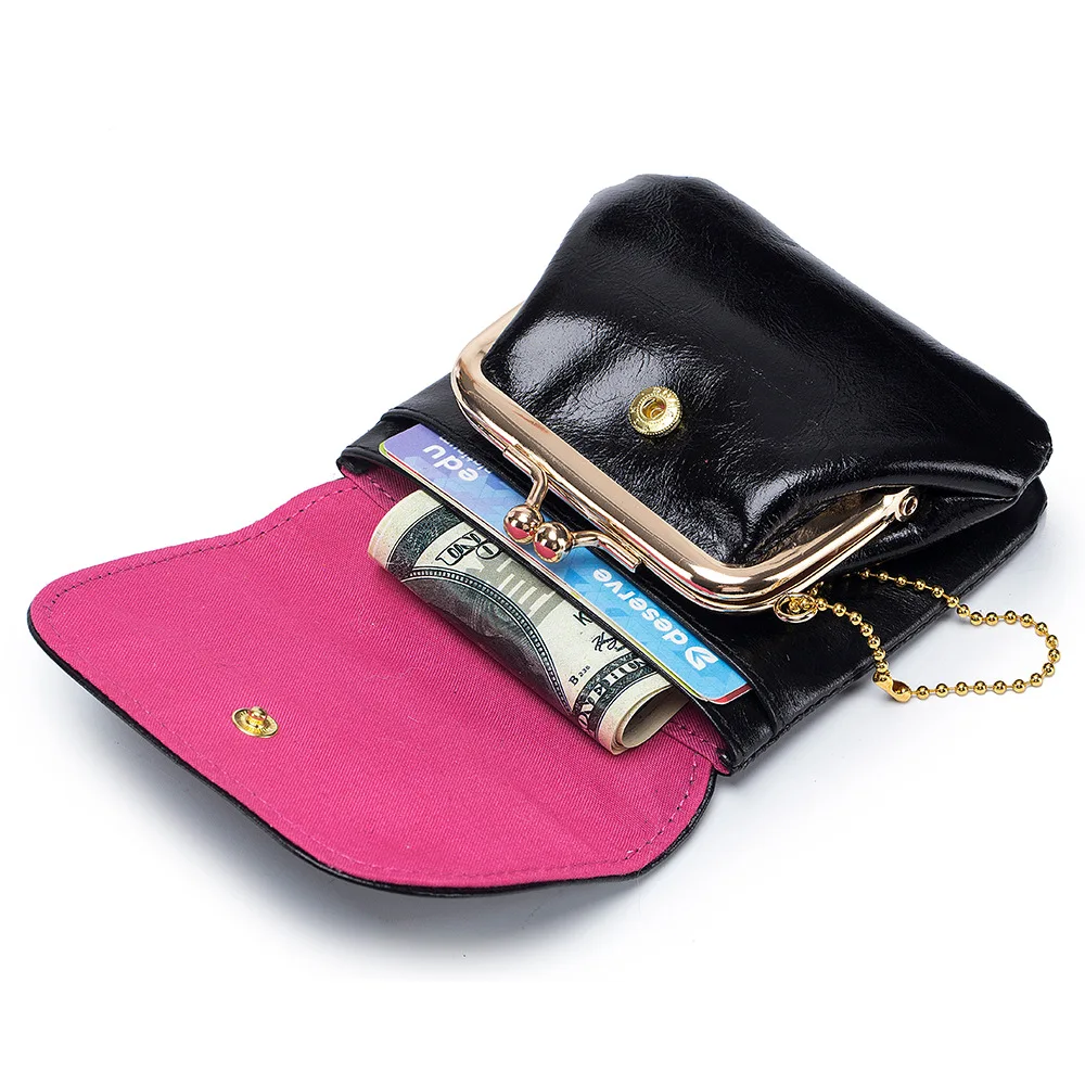 Designer Women Coin Purse Genuine Leather Clutch Bag Short Wallet Cowhide Handbag Small Coin Bag Fashion New Change Card Holders