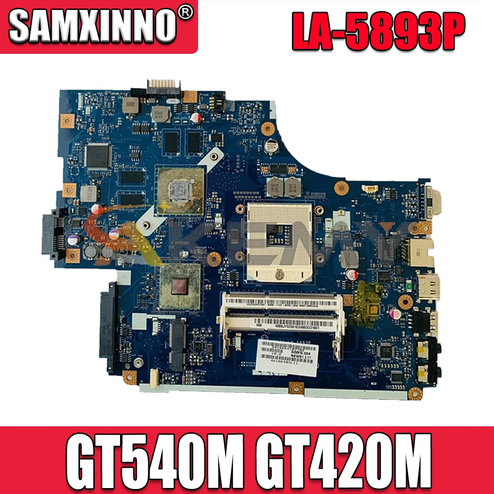 

5742G LA-5893P Motherboard GT540M GT320M GT420M HD5470M GPU for Acer 5740 5741 5742 5741G 5742G Laptop Motherboard Mainboard