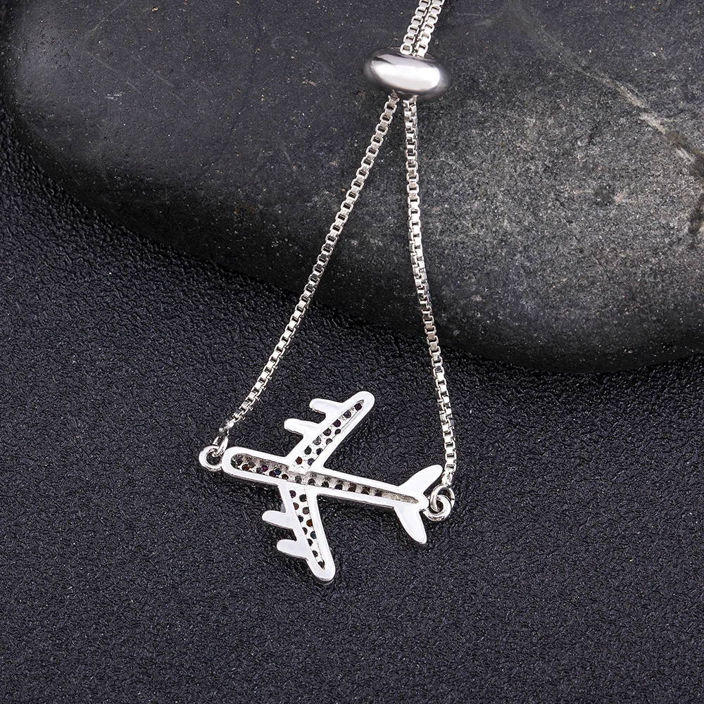 Женский браслет-цепочка из меди и фианита |