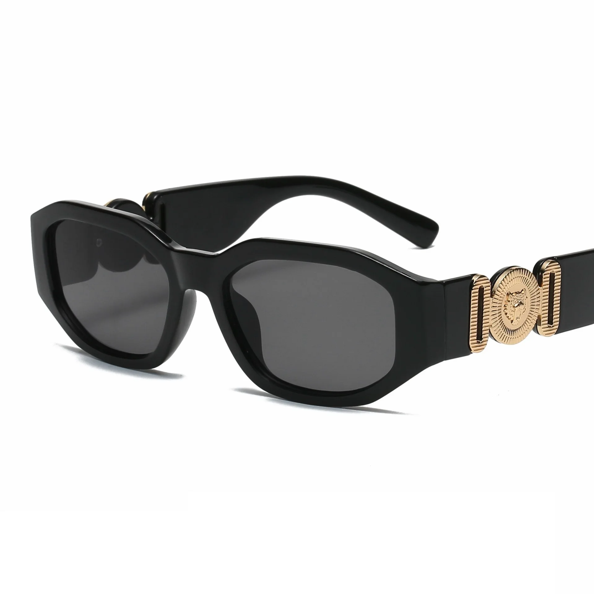 Маленькие прямоугольные солнцезащитные очки для мужчин и женщин, мужские Квадратные Солнцезащитные очки, дорожные очки, винтажные Ретро солнцезащитные очки UV400