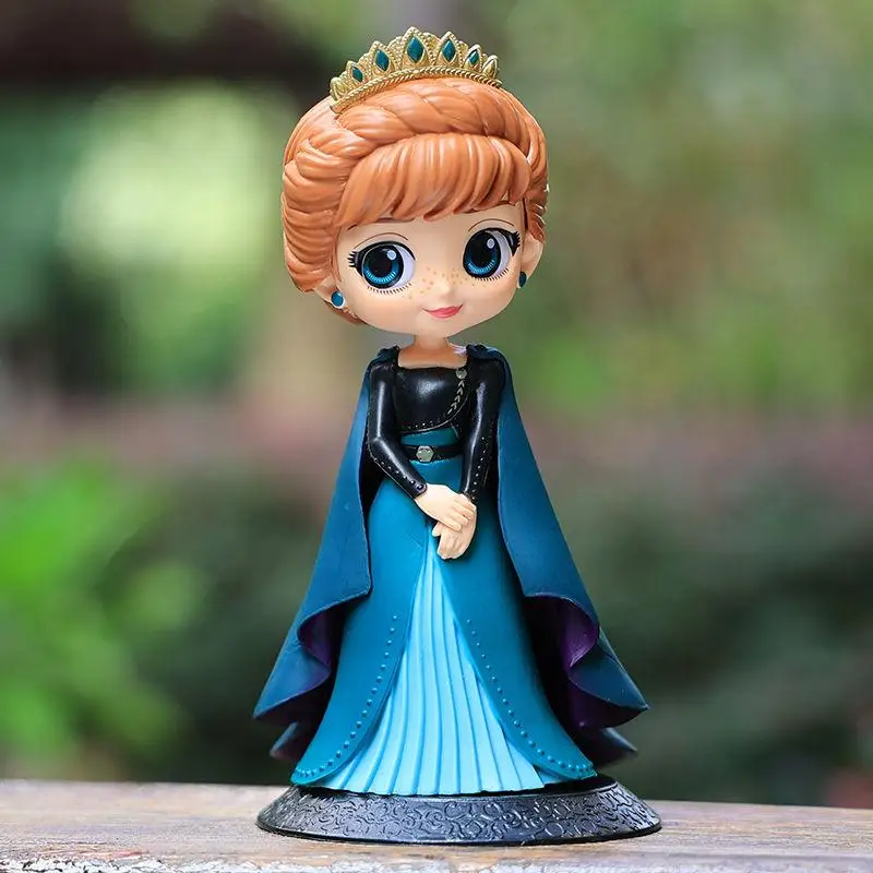 Фото Коллекционная фигурка Qposket Frozen Series 4: Эльза и Анна, принцессы, украшение для торта, модель-игрушка, подарок на день рождения для девочек и фанатов №4