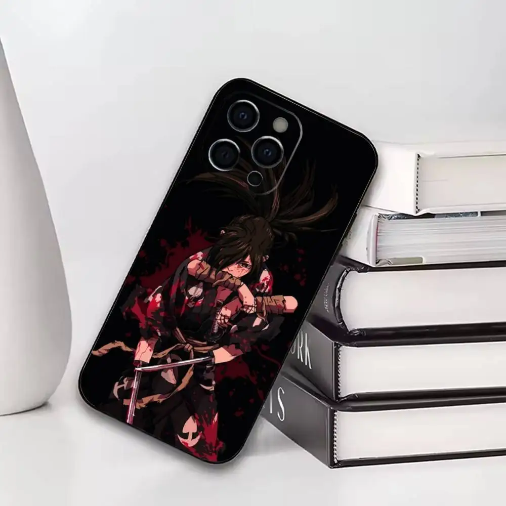Фото Чехол для телефона Dororo Hyakkimaru для iPhone 17, 16, 15, 14, 13, 12, 11 Plus, Pro, мягкий силиконовый, черный №3