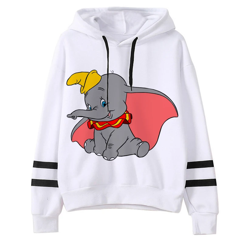 

Kawaii Disney Дамбо толстовка женская смешная мультфильм гранж Ulzzang Harajuku аниме футболки милые топы свитшоты