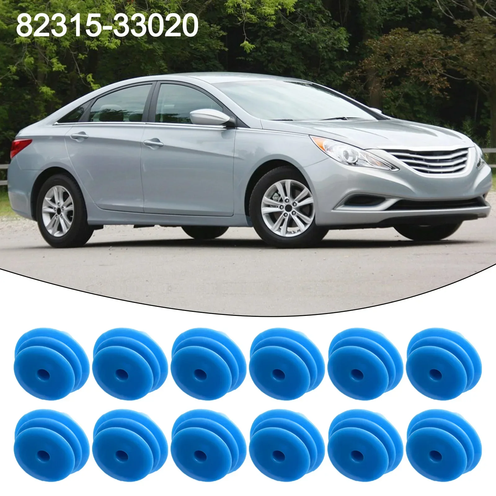 

Зажимы для отделки автозапчастей 82315-33020 8231533020 Синие автомобильные аксессуары, пылезащитный пластиковый инструмент для Hyundai