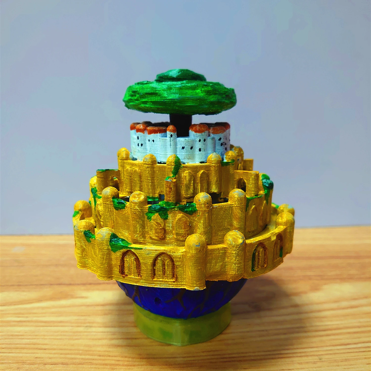 

Музыкальная шкатулка «Небесный город», модель для самостоятельного раскрашивания, игрушка Хаяо Миядзаки ручной работы