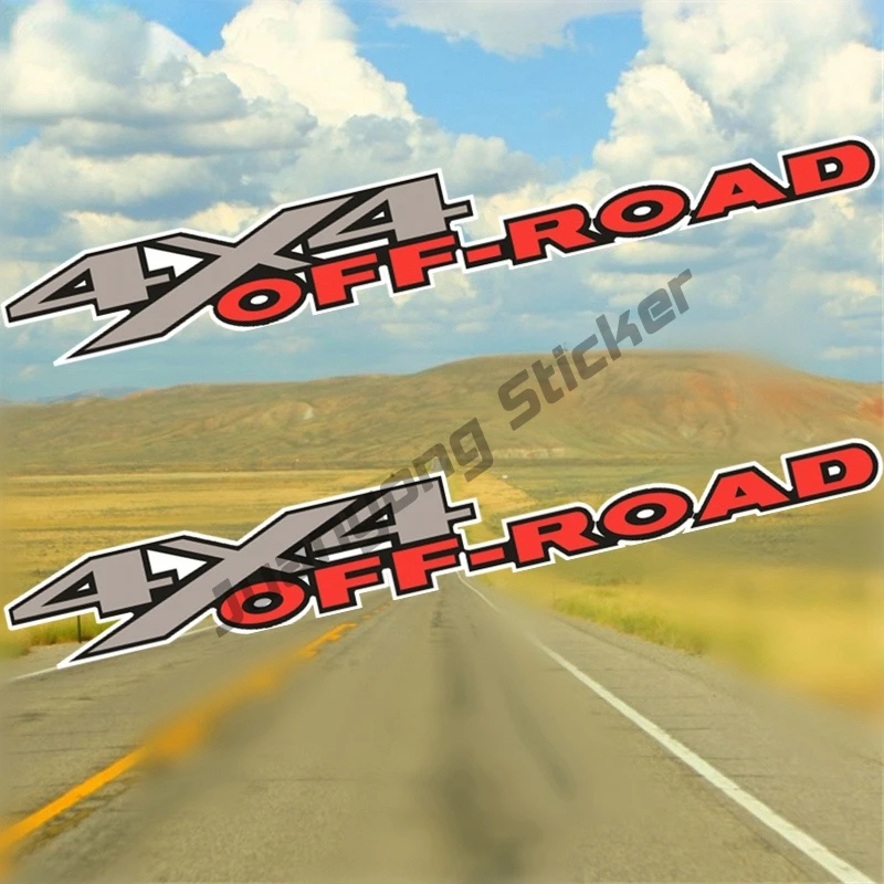 

Creativity 4X4 Off Road Colorful Car Sticker and Decal Funny Window Camper Truck Car Body Auto Cover scratches Decals KK23x3cm