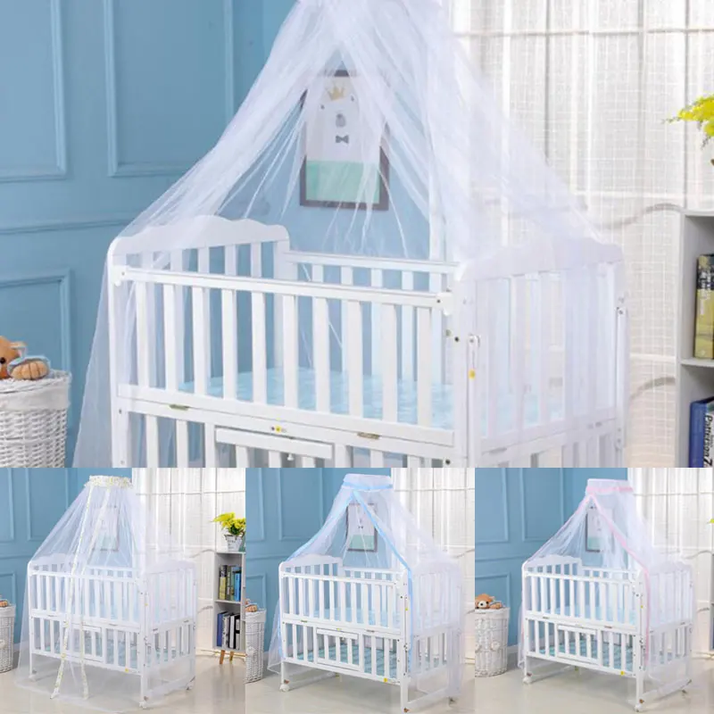 Round Bed Canopy Mosquito Net For Baby Summer Baby Crib Net Crib Dome