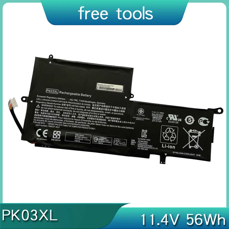 НОВЫЙ аккумулятор PK03XL 11 4 В 56 Втч для HP Spectre Pro X360 13 13-40 G1 серии M2Q55PA M4Z17PA HSTNN-DB6S TPN-Q157