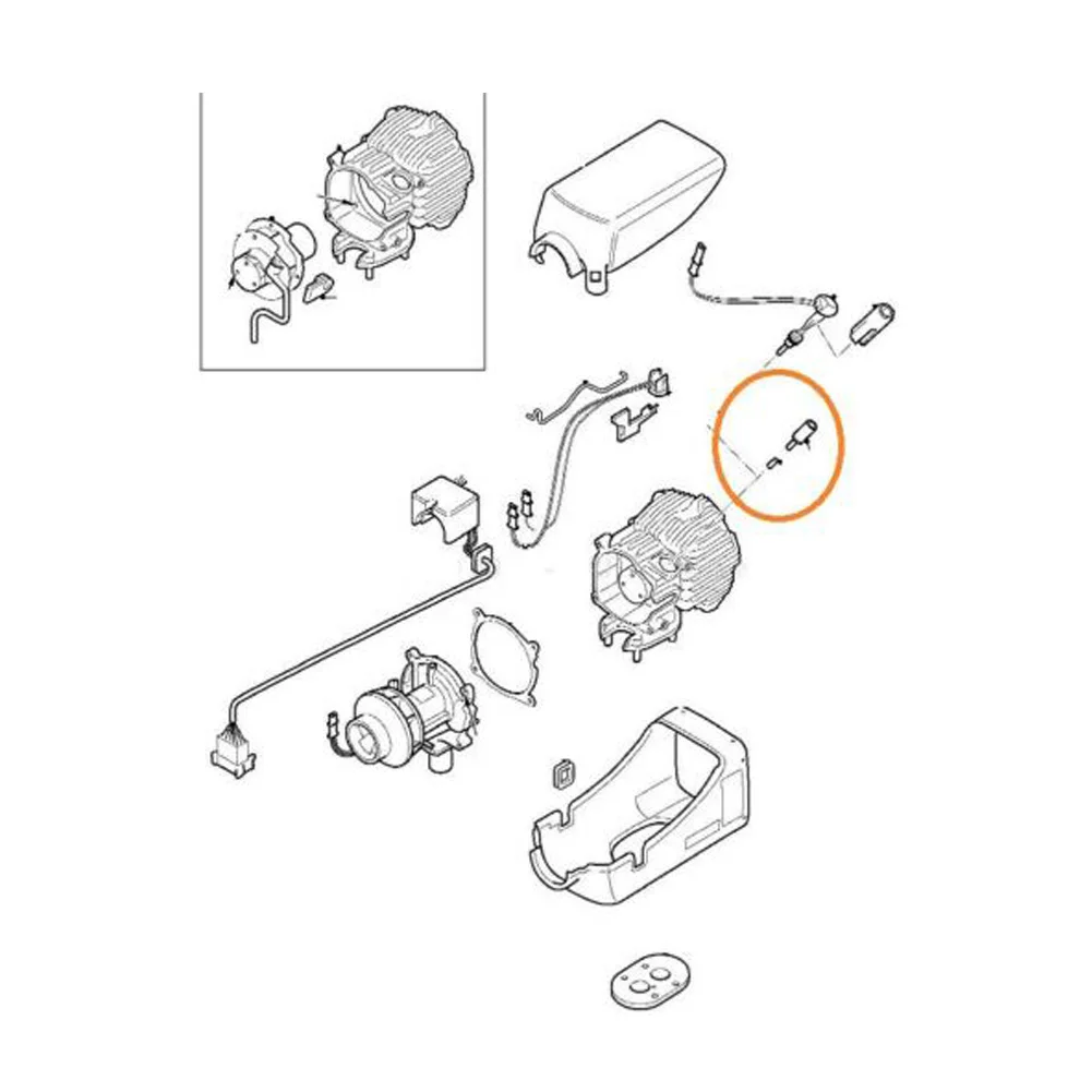 

Car Glow Plug Screen Accessories Black+Silver For Eberspacher For Heater Airtronic D2 D4 D With Tool 2pcs /Set