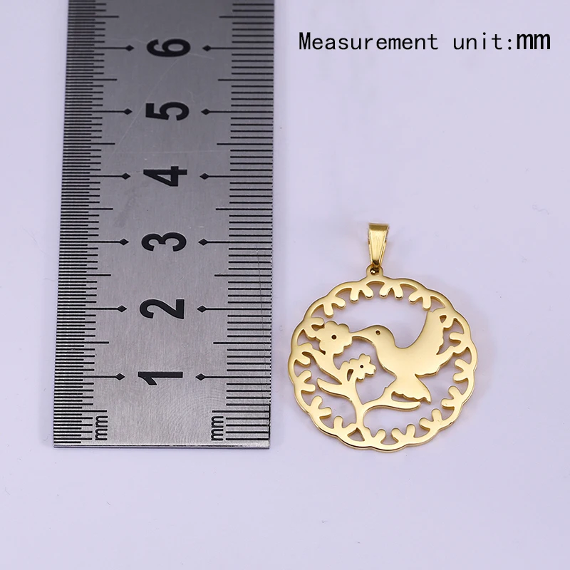 5pcs/ Lot Stainless Steel Jewelry Making Supplies DIY Necklace Findings Bracelets Earrings Pendants Charms Accessories Wholesale