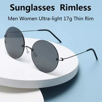 sunglasses men women round titanium screwless eyewear prescription eyeglasses sun glasses frames optical lens denmark korean