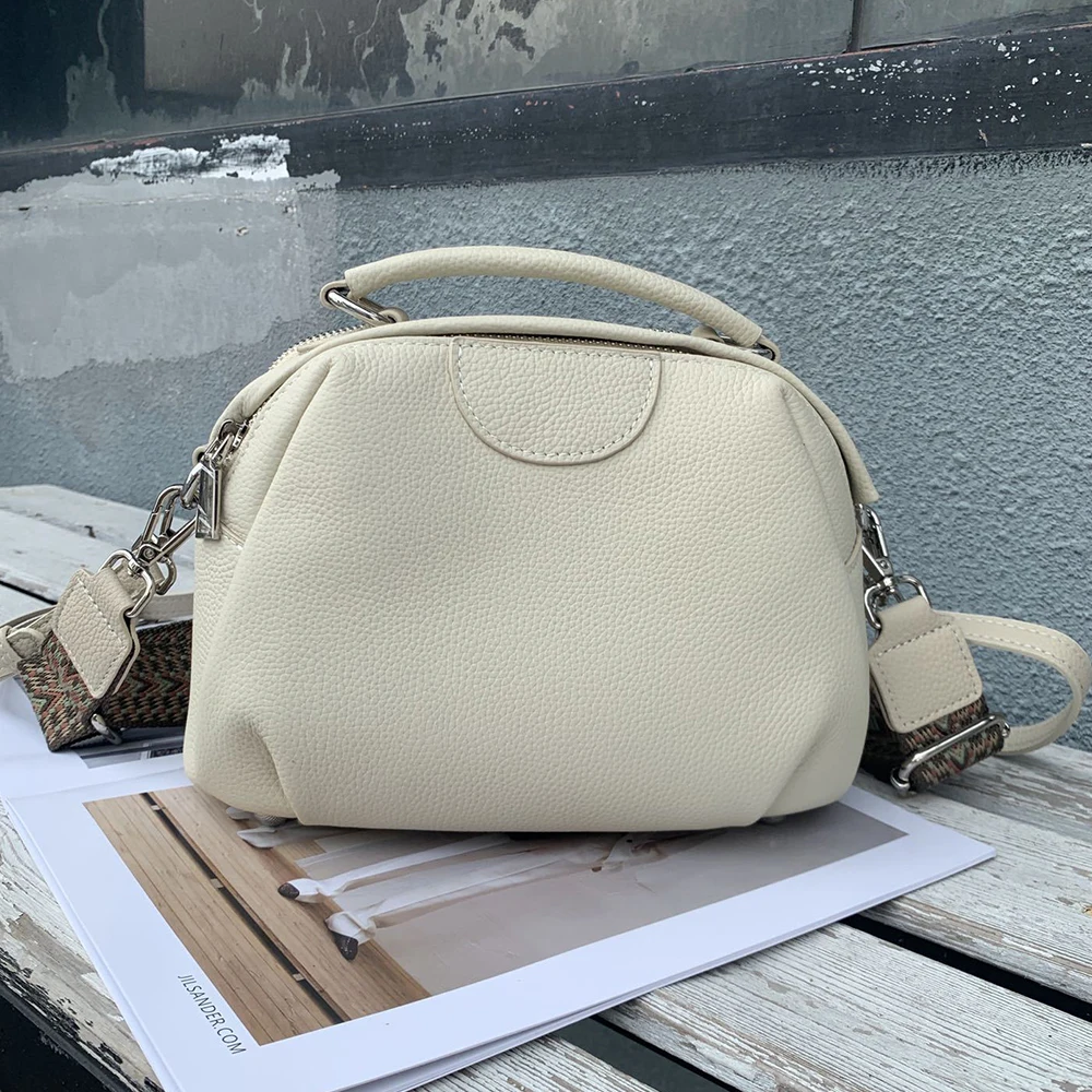 2025 Новая популярная модная женская сумка через плечо из натуральной кожи большой