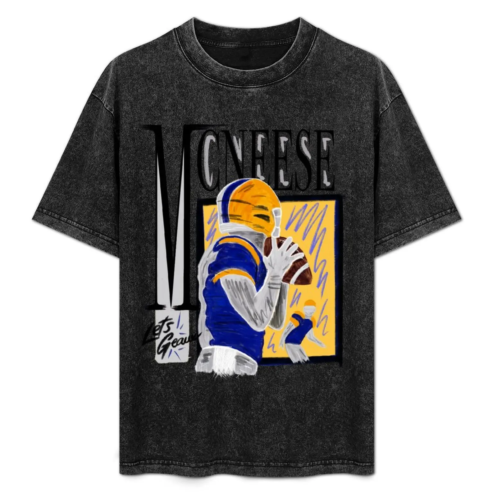 Футбольная футболка McNeese State University большого размера одежда больших размеров для