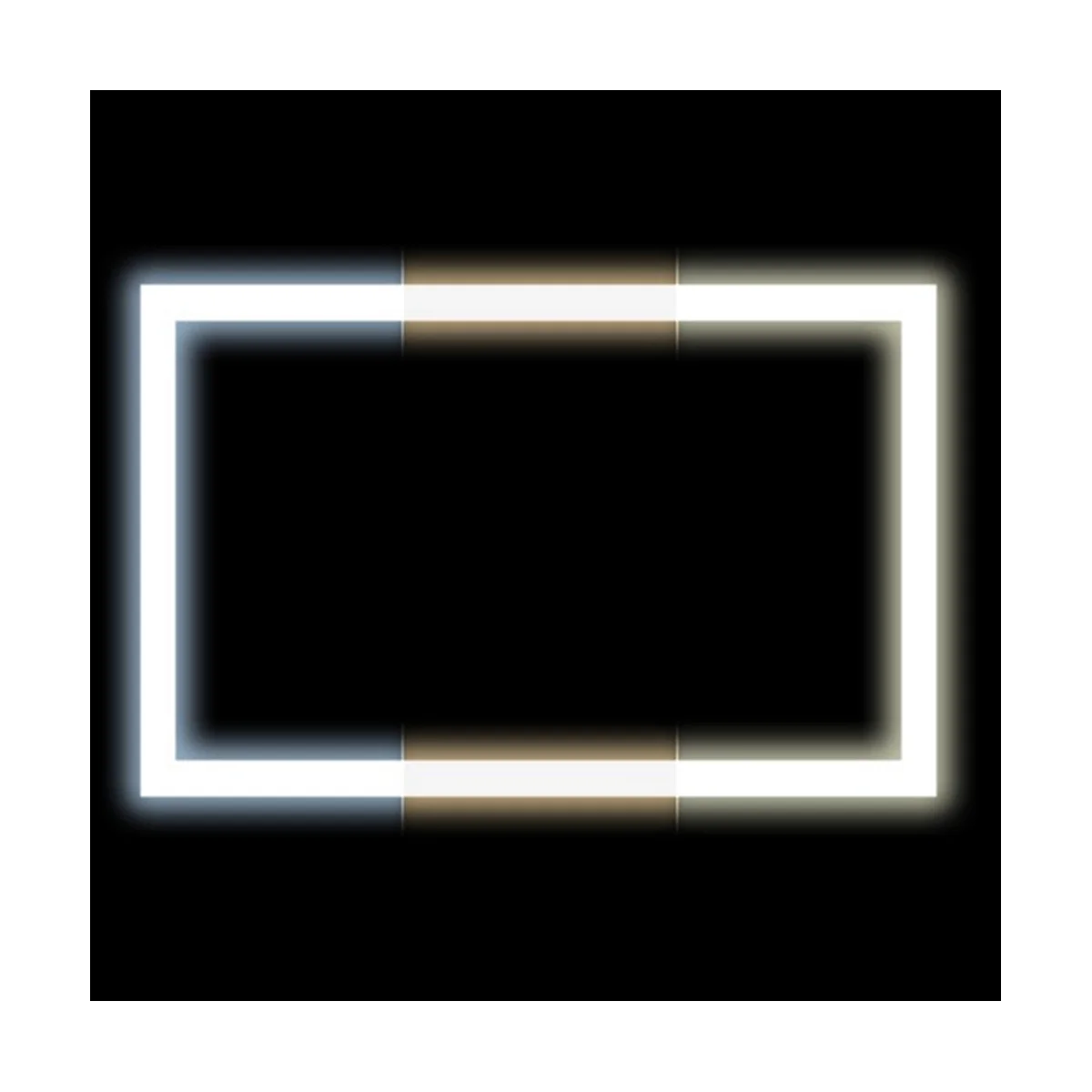 

5 Way Mirror for Fill Mirror 360° Mirror with LED Lights Rechargeable 5 Fold Self Mirror with Height Adjustable,White