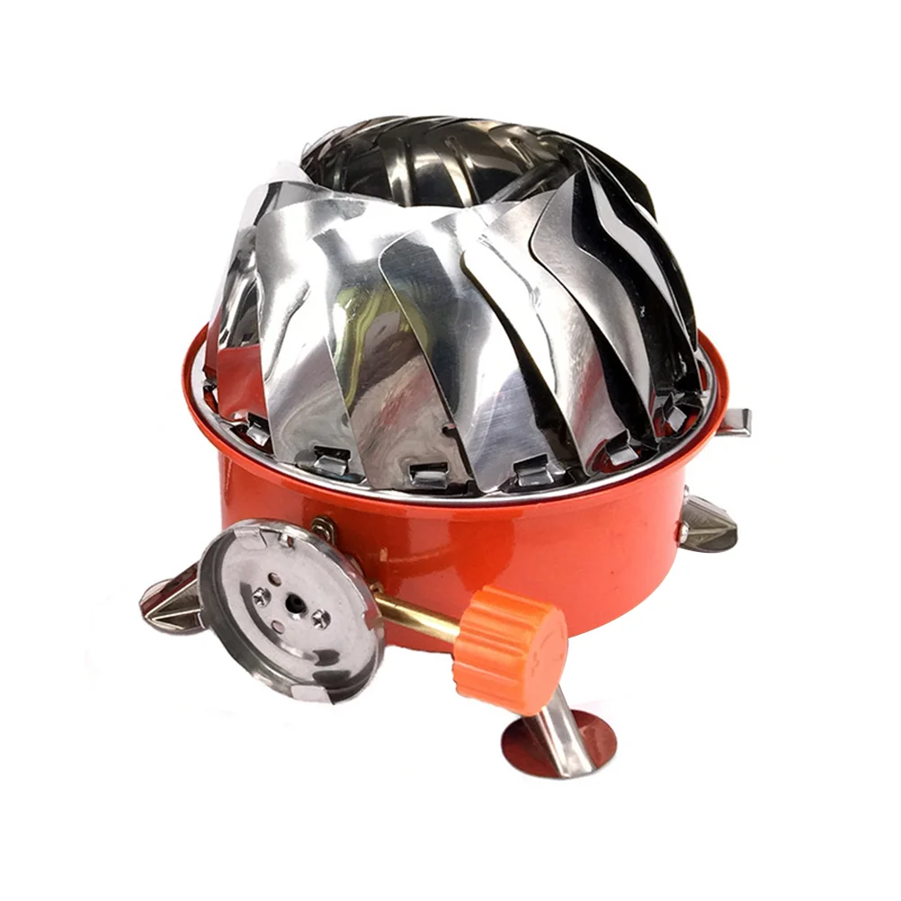 

1Pc Stove Practical Wind-Resistant Mini Furnace Gas Stove Lotus Stove for Outdoor Picnic Camping