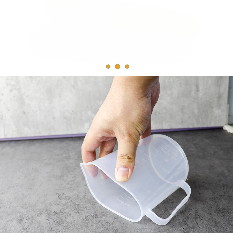 Утолщенный Полипропиленовый Пластиковый Мерный Стакан С Ручкой Прозрачная