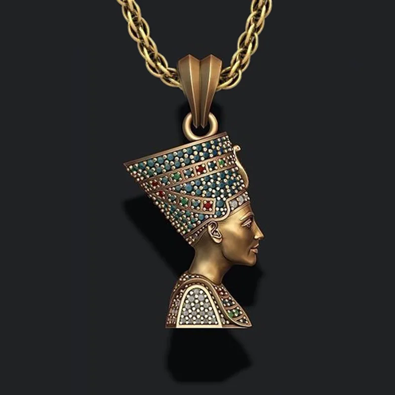 Ancient Egyptian Pharaoh Necklaces Religious Faith Pendants Exquisite Creative Jewelry Exquisite Gift Jewelry for Men and Women