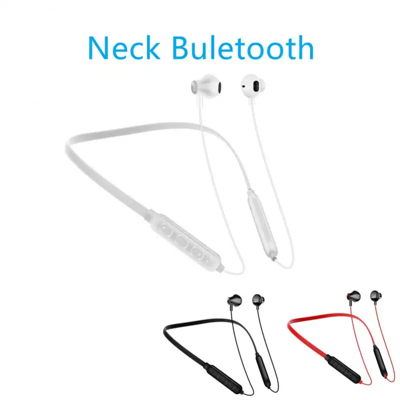 Wireless Bluetooth Earphones Music Sport Headphones Neckband Stereo Earbuds With HiFi Sound For IPhone Samsung Xiaomi Huawei