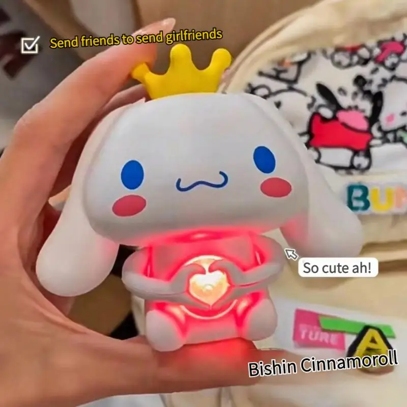 

Sanrio Cinnamoroll Shine Love Doll Kawaii Good Looks Anime Figure Press Creativity Doll Christmas Funny Lovers Birthday Present