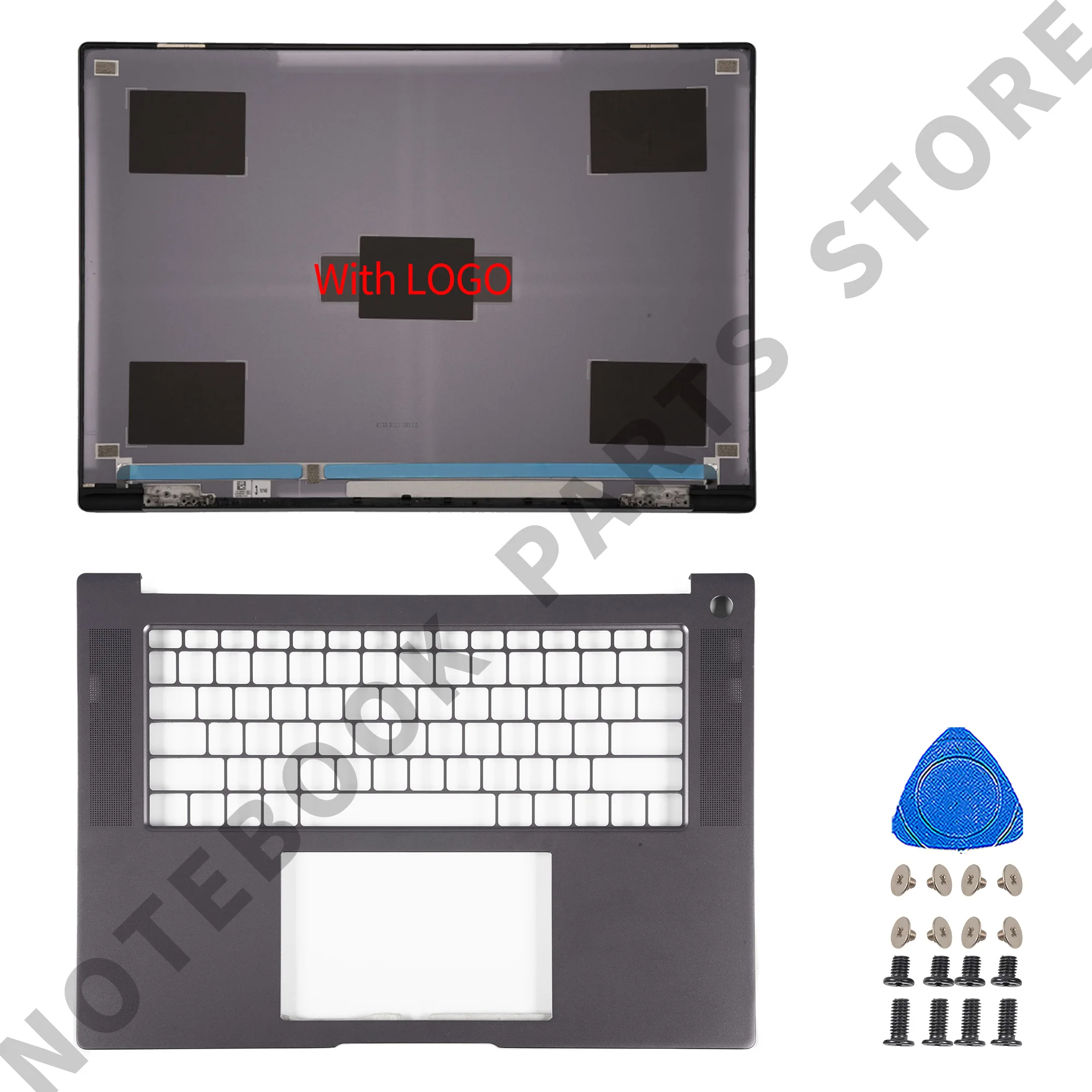 Задняя крышка для MateBook 16 MEIHENGHUI серая