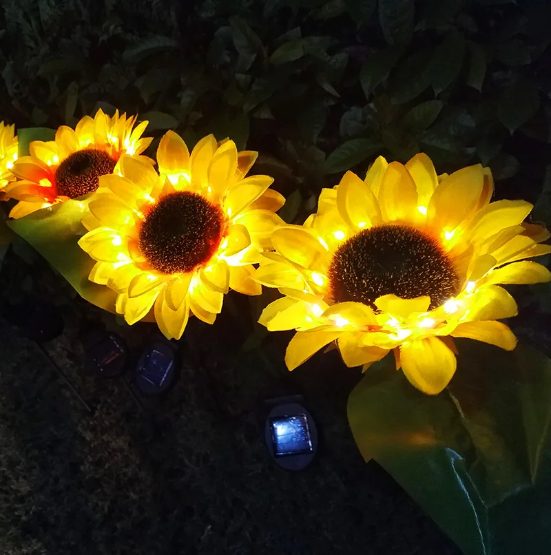 

Solar Sunflower Field Lamp Lawn Garden Decoration Landscape