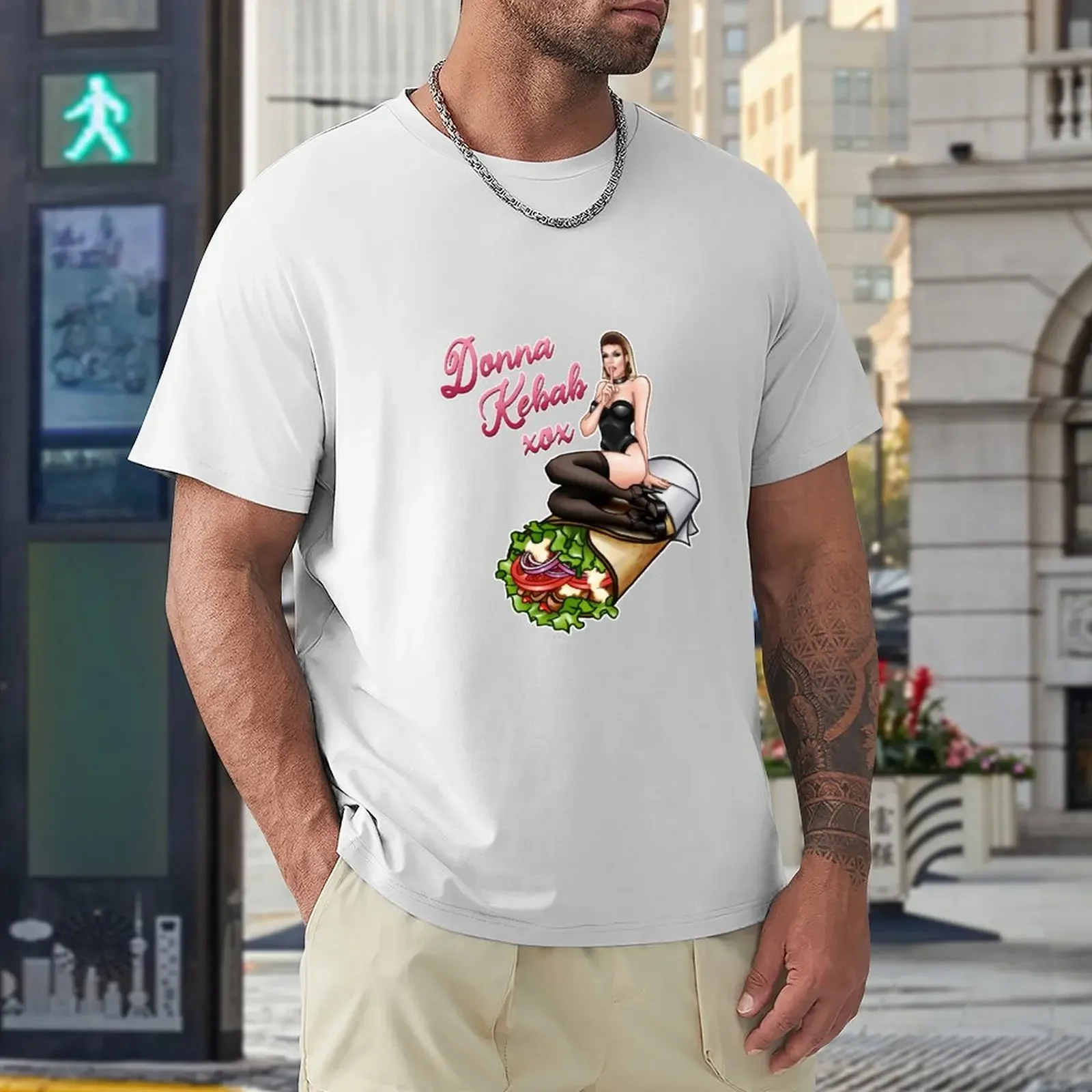 Футболка Donna Kebab xox с принтом животных для мальчиков, рубашка на заказ, мужские футболки (art.: 3920c8a992a1a) - 3920c8a992a1a