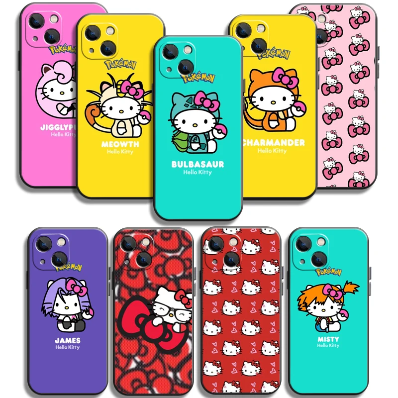 

Hello Kitty Pokémon Phone Cases For iPhone 11 11 Pro 11 Pro Max 12 12 Pro 12 Pro Max 12 Mini 13 Pro 13 Pro Max Back Cover