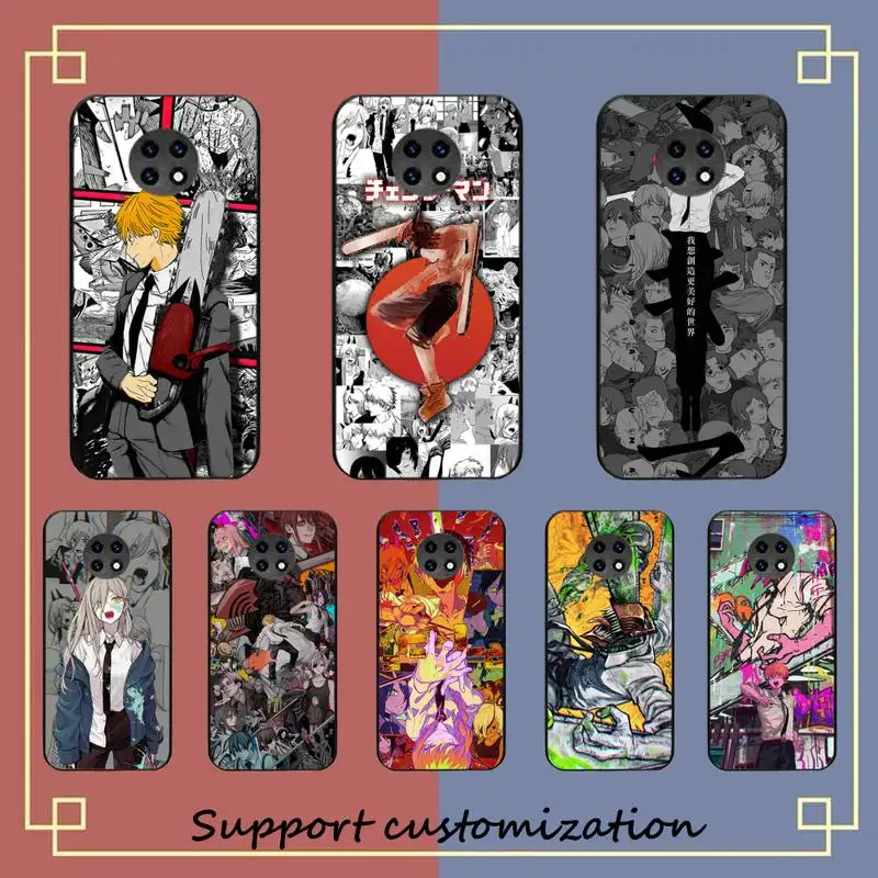 

Cute Cartoon Chainsaw Man Phone Case for Redmi 5 6 7 8 9 A 5plus K20 4X S2 GO 6 K30 pro