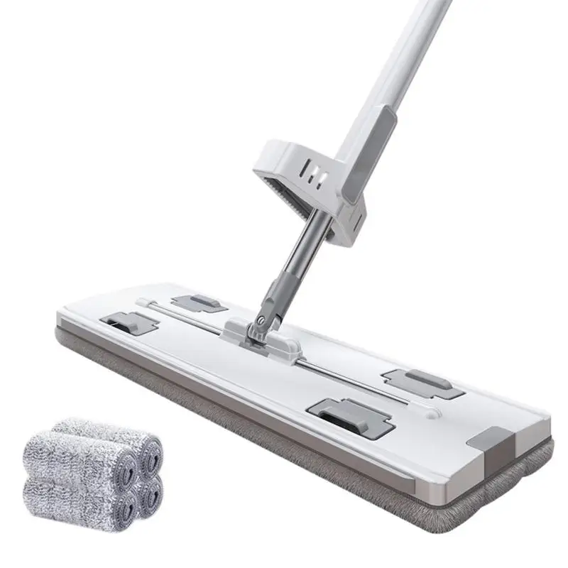 

Швабра для пола с длинной ручкой и автоматической пружиной, вращающаяся на 360 градусов