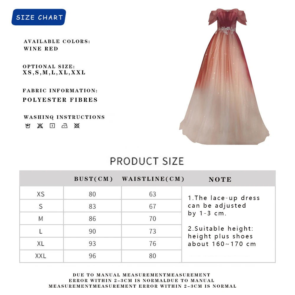 Burgundy 2022 new banquet temperament evening dresses thin shoulder evening dresses graduation dresses women young fashion