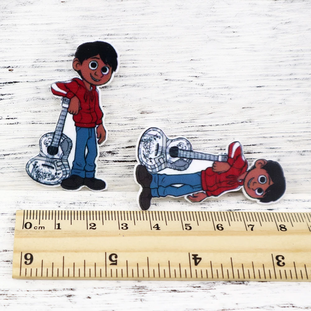 Disney Coco 5 шт./партия плоские полимерные материалы для рукоделия кабошон