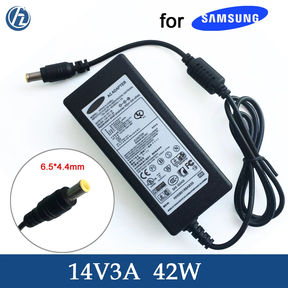 Адаптер питания для Samsung S24D300H 14 В переменного тока постоянный ток LS24D300HS/ZA адаптер