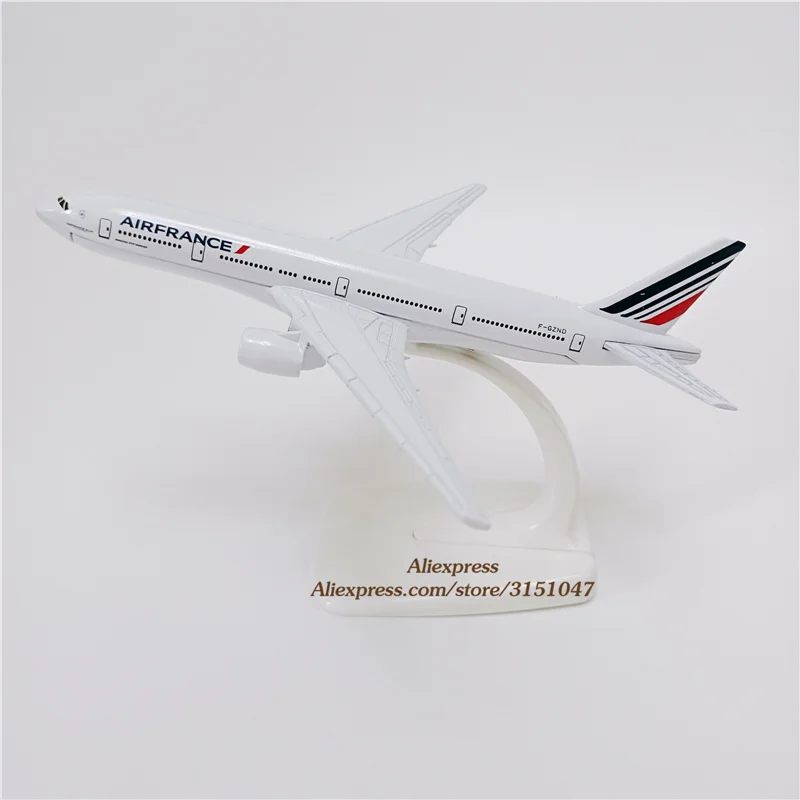 

Модель самолета, 16 см, из металлического сплава, авиакомпании Air France, модель самолета France Boeing 777 B777