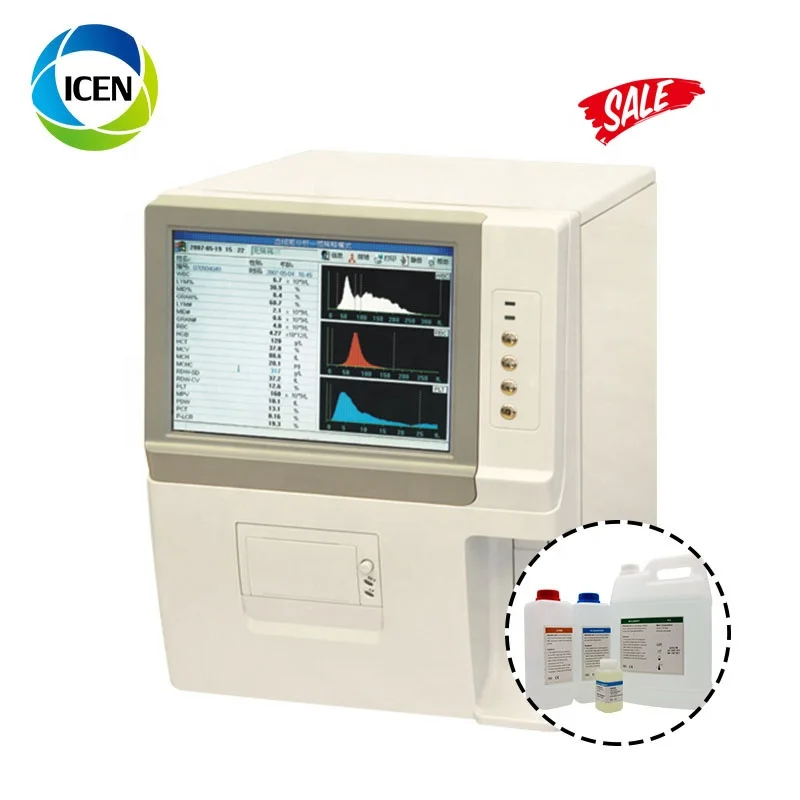 

IN-B141 ICEN semi-automatic Auto blood analyzer cell counters cbc test machine veterinary hematology analyzer