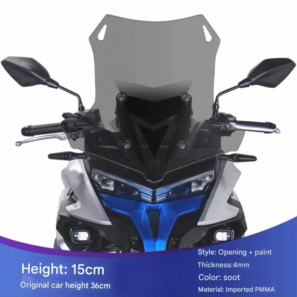 

Переднее лобовое стекло мотоцикла повышенное и расширенное прозрачное лобовое стекло для VOGE DS625X DSX 625 625DSX