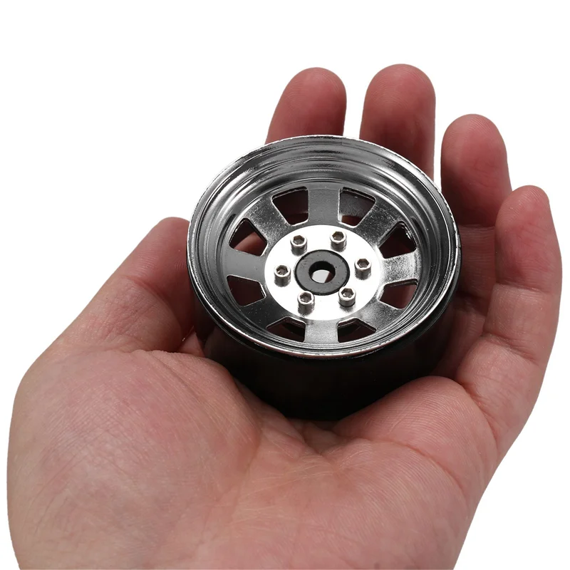 

4 шт., металлическая Ступица колеса 1,9 для радиоуправляемого гусеничного автомобиля Traxxas TRX4 D90 Axial SCX10 1/10 AXI03007 Redcat 2