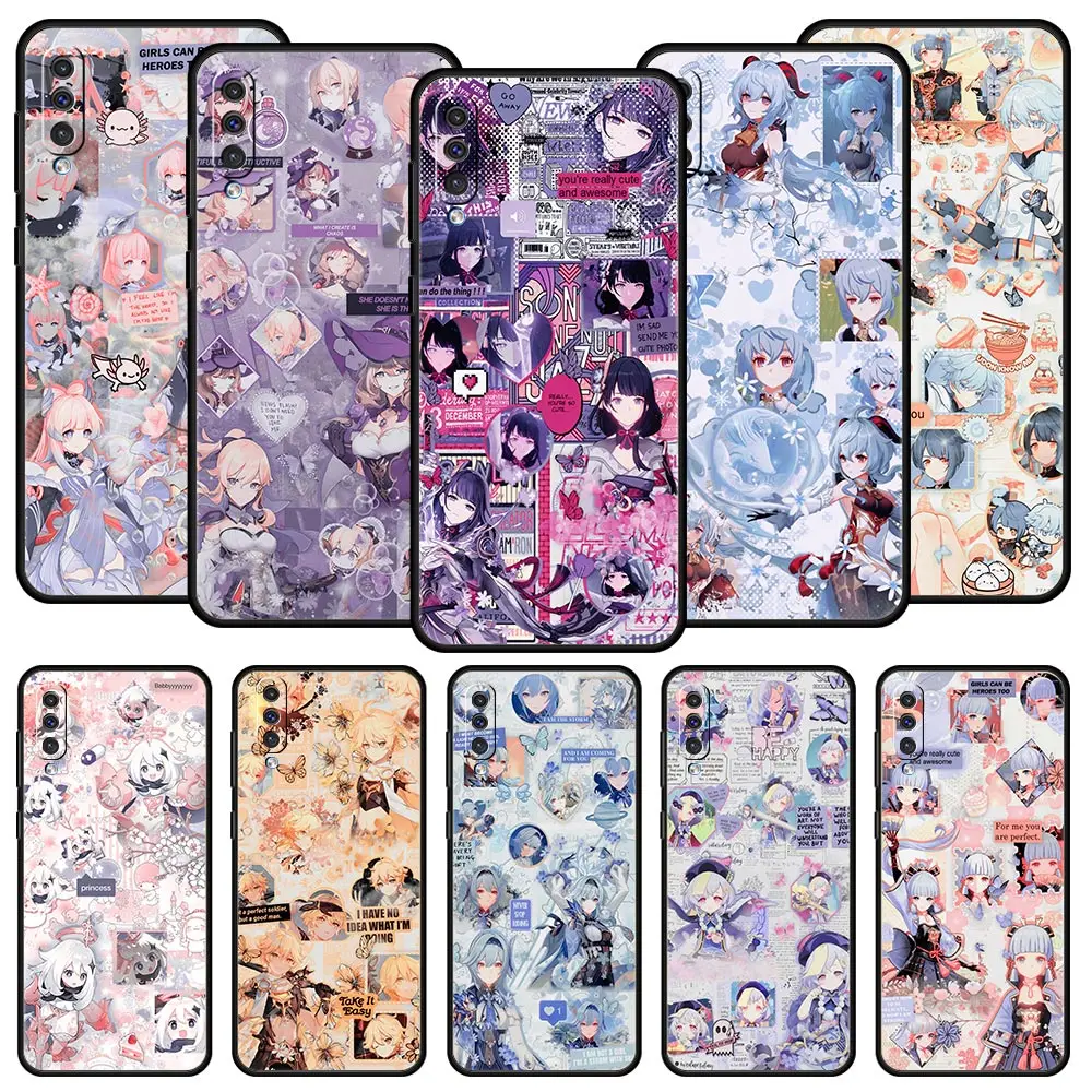 

Силиконовый чехол Genshin Impact для Samsung Galaxy A52, чехол для телефона Samsung A50, A70, A10, A30, A40, A20S, A20E, A02S, A12, A22, A72, A32